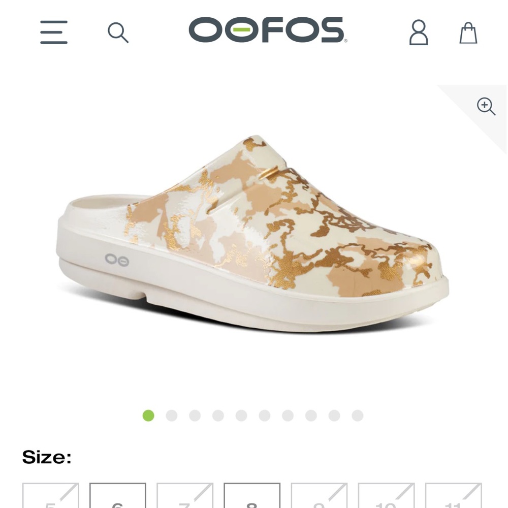 Oofos women’s size 10 clog